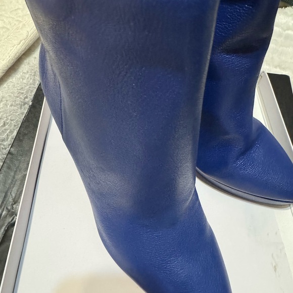 Jessica Simpson Royal Blue Heeled Boots - Picture 2 of 4